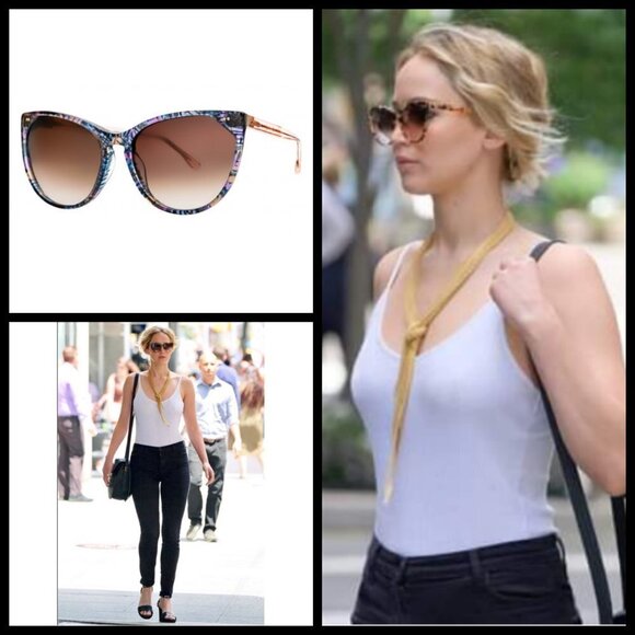 💕THIERRY LASRY💕 Swappy V165 Cat Eye Sunglasses Vintage Pink Acetate Gradient - Picture 1 of 16